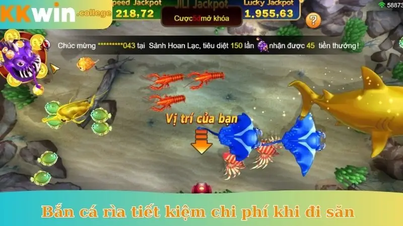 Bắn cá rìa tiết kiệm chi phí khi đi săn