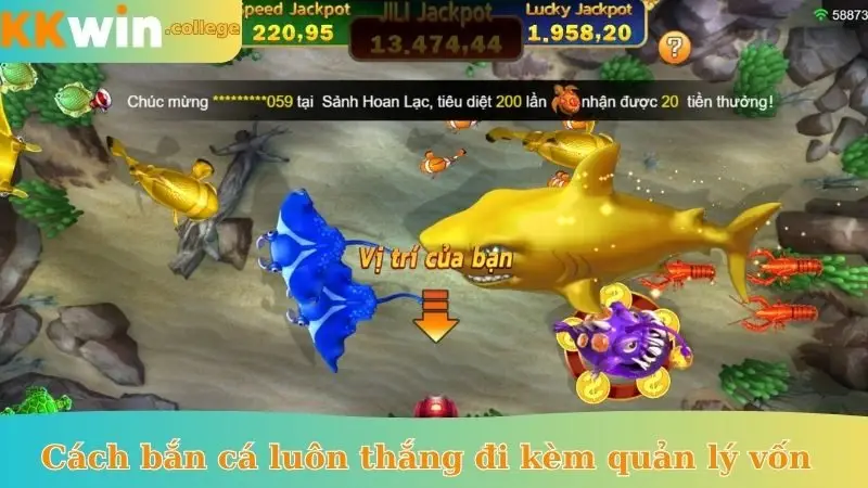 Cách bắn cá luôn thắng đi kèm quản lý vốn