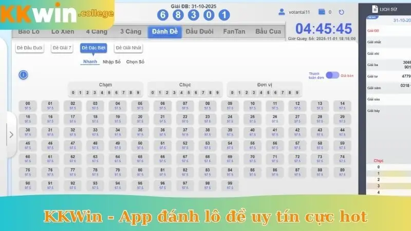 KKWin - App đánh lô đề uy tín cực hot